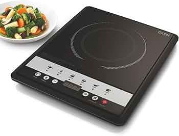 Glen Induction Cooktop with 6 Pre-set Cooking Functions 1600 Watt - Black (SA 3070 IN) 1 Year Warranty