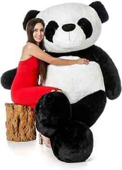 RK Toys Loveable Hugable Soft Giant Teddy Bear for Girlfriend/Birthday Gift (Panda, 5 Feet)