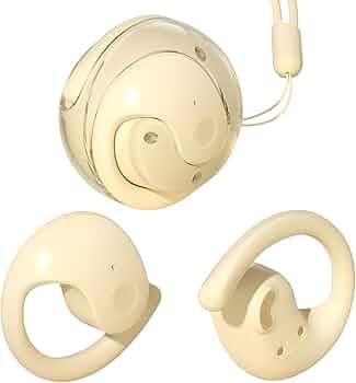 VEHOP OWS Bluetooth Open Ear Wireless Earbuds with Air Conduction, BT5.3 Headphones, Touch Control & Type C Fast Charging, Call Noise Reduction, Ideal...