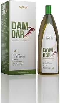 Damdar oil Ayurvedic herbal smoke Oil Ayurvedic Pain Relief oil for Body, Back, Knee, Legs, Shoulder and Muscle pain 150ml * 1 bottle
