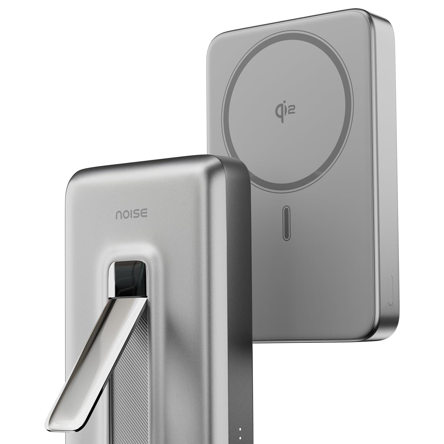Noise Qi2 Certified MagSafe Wireless 10000mAh Power Bank with Built-in Stand, 15W Wireless & 22W Wired Output, Strong Magnetic Strength, for Android &...