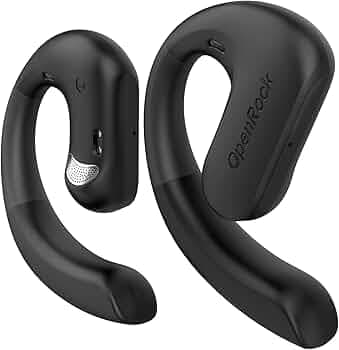 OpenRock S Open-Ear Air Conduction Headphones, Bluetooth 5.3 Wireless Over-Ear Earbuds, 60H Playtime, Deep Bass, IPX5 Waterproof, Built-in ENC Mic, Sp...