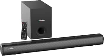 Blaupunkt Newly Launched SBW100 NXT 2.1 Soundbar with Subwoofeer I 120W RMS I HDMI-ARC I Bluetooth I AUX I USB I Remote Control with Equalizer