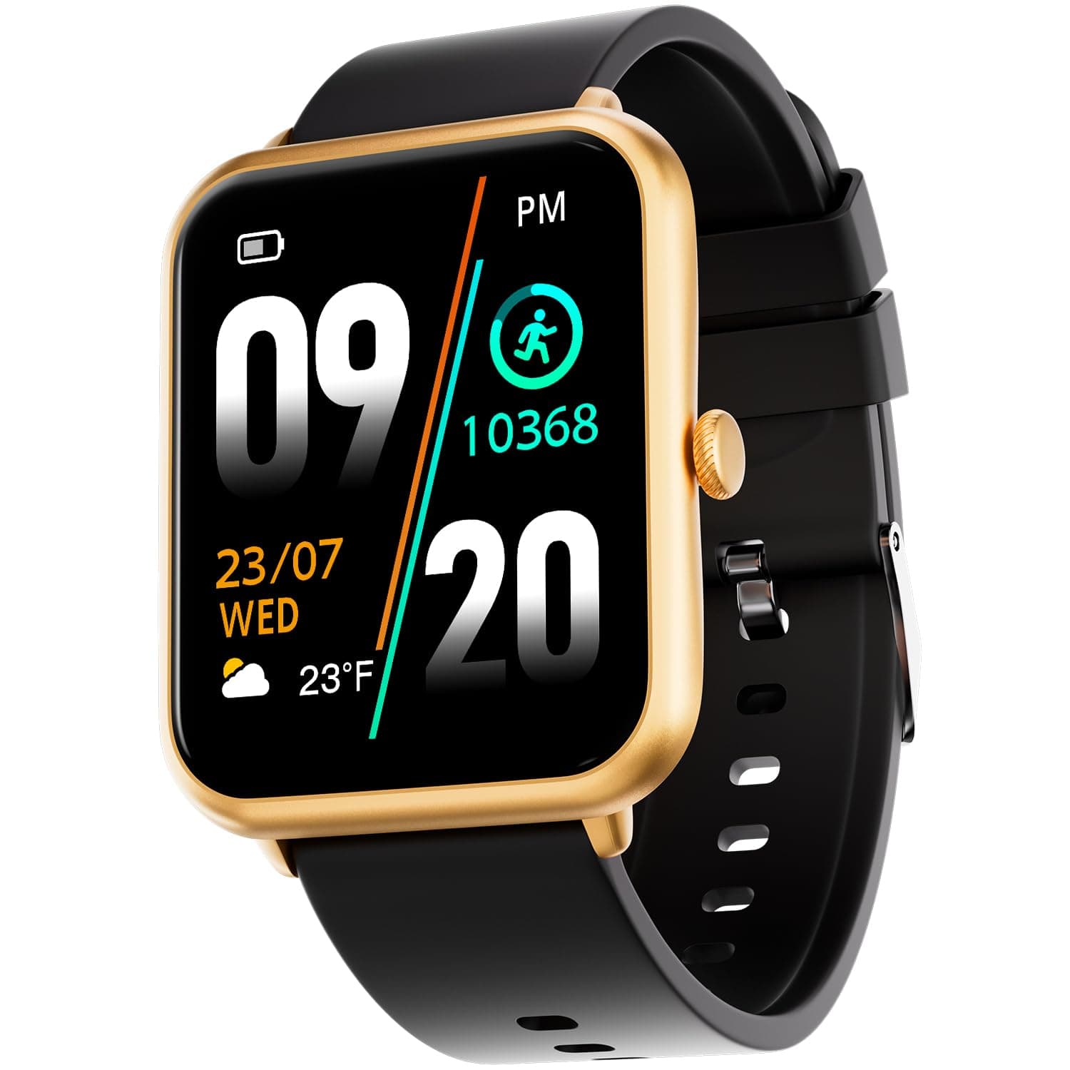 Fire-Boltt Ninja Call Pro Bluetooth Calling Smartwatch, AI Voice Assistance 1.69 HD Display, 100 Sports Modes, with SpO2 & Heart Rate Monitoring, IP67 240*280 Pixel High Resolution