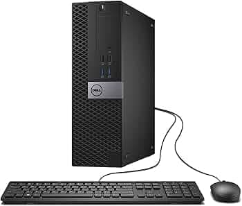 Dell Optiplex 7040-SFF, Core i7-6700 3.4GHz, 8GB RAM, 256GB Solid State Drive, DVD, Windows 10 Pro 64bit (Renewed)