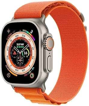 NEFI Elite Ultra Seris 8 Smart Watch Men Two Watch NFC Door Unlock Smartwatch Bluetooth Call Wireless Charge Fitness Bracelet with Alpine Loop (Ultra T-800_Orange-1)