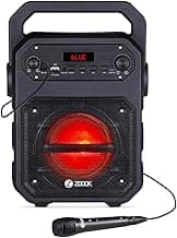 Zoook Rocker Thunder Bluetooth Party Speaker 20 watts with Karaoke Mic/TF/FM/Lights/USB/Party Speaker/TWS/Echo Control/Bluetooth Speaker/Portable Spea