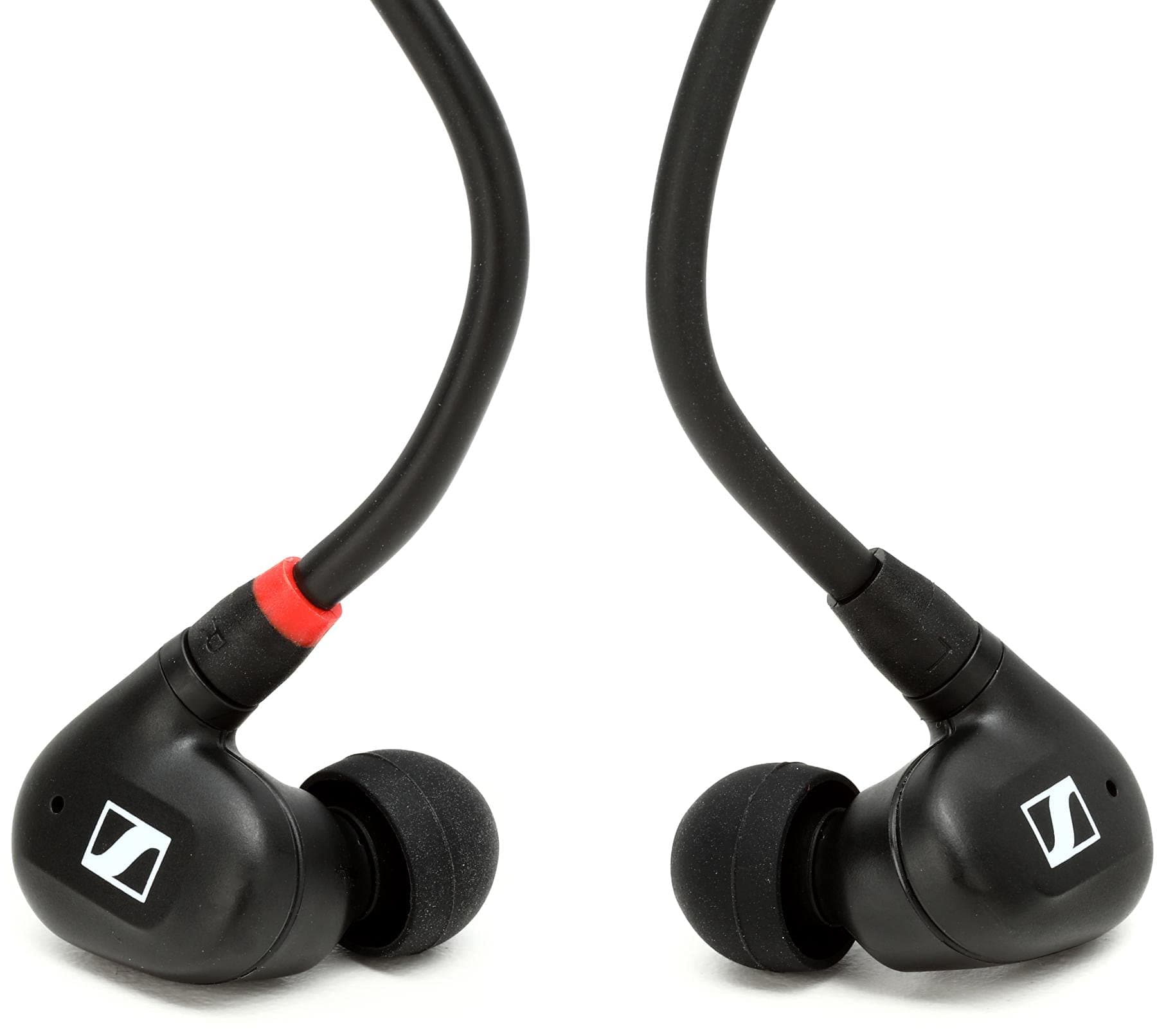 Sennheiser IE 100 PRO Wireless Monitoring Earphone - Black with built-in mic for your mobile phone, PC or tablet. Passive noise cancelling & 10hou