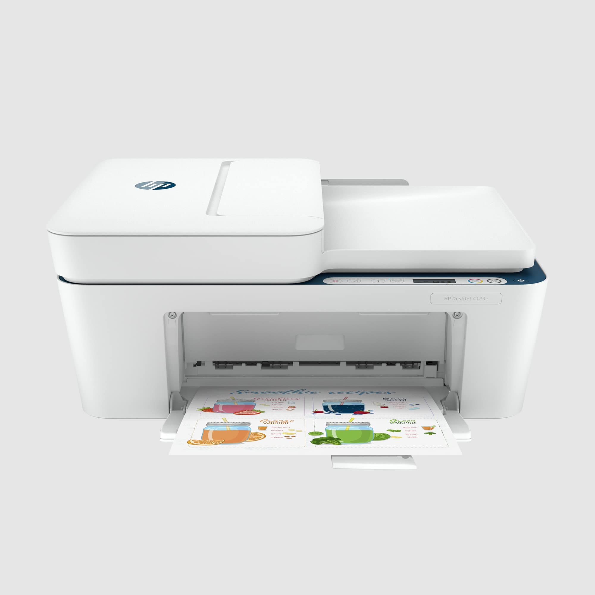 HP Deskjet 4123 Colour Printer, Scanner and Copier for Home, Compact Size, Automatic Document Feeder, Send Mobile fax, Easy S