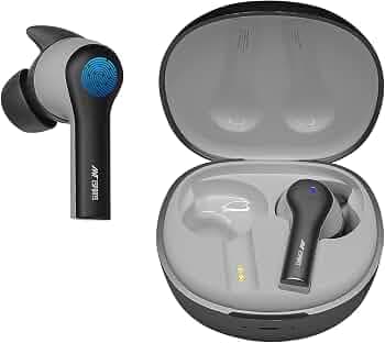 Ant Esports Infinity ENC True Wireless Earbuds, 5.3 Bluetooth with 4 Microphone, 40H Playtime, 50ms Low Latency Ear Bud, Sport Noise Cancelling in Ear...