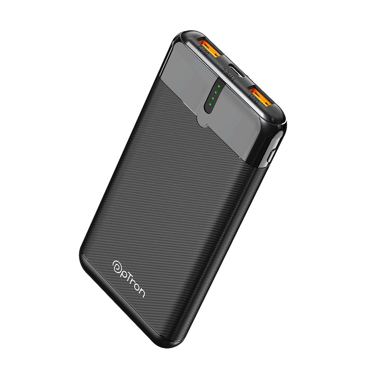 pTron Newly Launched Dynamo Nergy 10000mAh 22.5W Fast Charging Power Bank, Supports VOOC/Wrap/Dash USB Charging, 20W PD Fast Charging, 3 Outputs, 1 In...