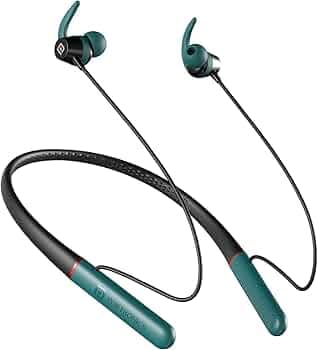 Portronics Harmonics X2 Bluetooth Neckband With Upto 40Hours Playtime, HD Mic, Music/Bass/Gaming Mode, 4 Button Controls, Dual Pairing, Smart Magnetic...