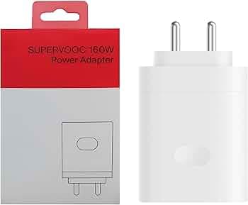 Original 160W 160 Watt SuperVOOC Fast Wall Power Adapter Charger - (White)