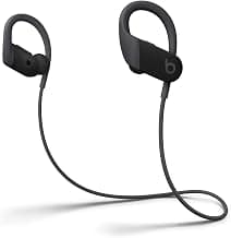 Beats Power High-Performance Apple H1 Chip, Class 1, 15 Hours of Listening Time, Sweat Resistant Bluetooth Wireless in Ear Earphones with Mic - Black