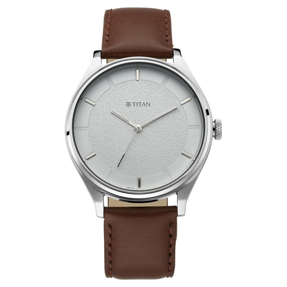 Titan Neo Analog White Dial Men's Watch-NP1802SL13/NP1802SL13