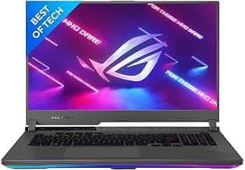 (Refurbished) ASUS ROG Strix G17 (2022), 17.3-inch (43.94 cms) FHD 144Hz, AMD Ryzen 7-6800HS, RTX 3050 4GB Graphics, Gaming Laptop (16GB/512GB SSD/Win...