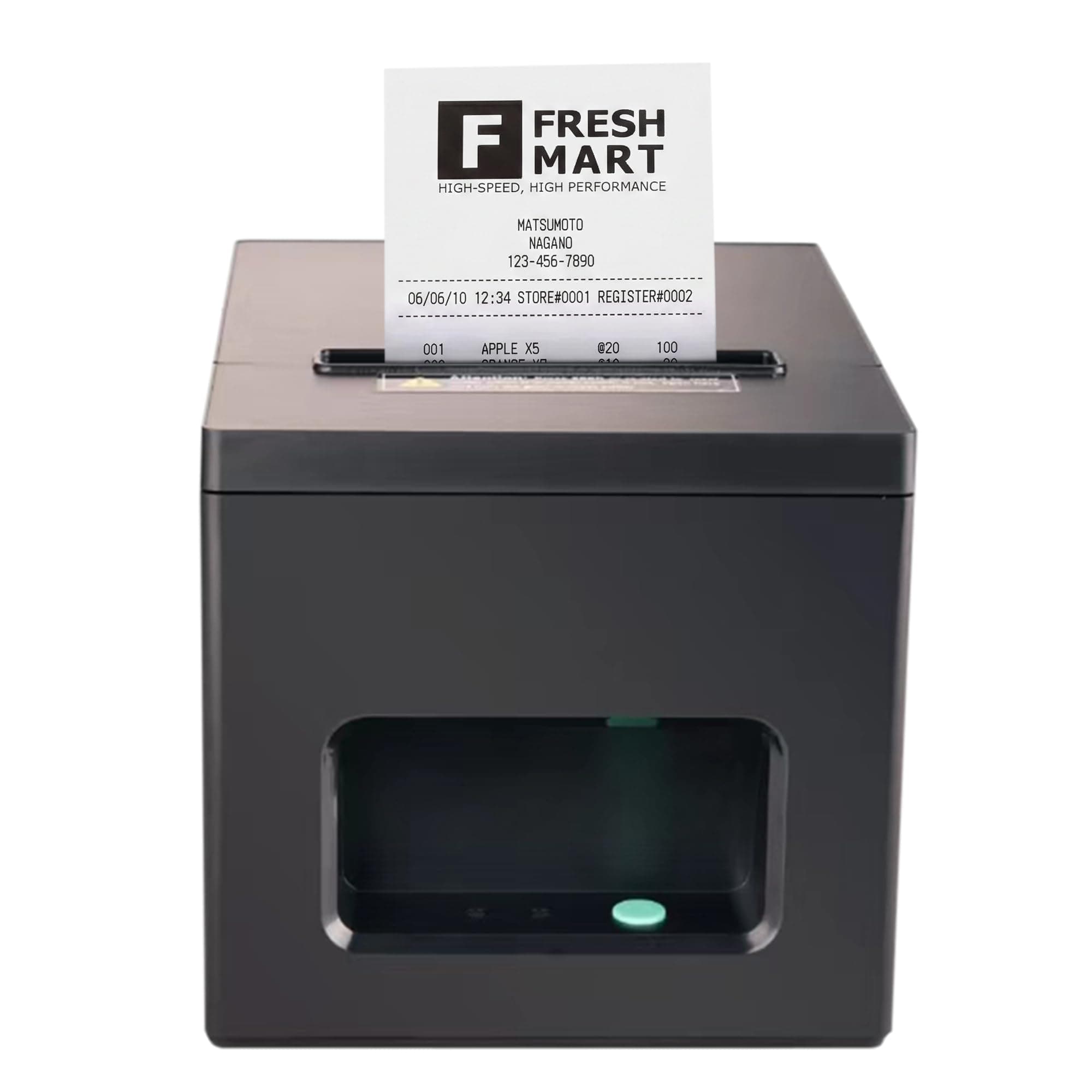 BonKaso BKT04 80mm Thermal Receipt Printer POS Bill Printer 200mm/s High Speed ESC/POS with Auto Cutter USB LAN WiFi BT Conne