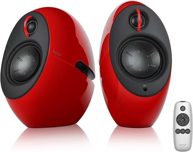 Edifier e25HD 2.0 Bluetooth Multimedia Speaker, 74W RMS, Hi-Res Audio, LDAC, Optical & AUX Inputs, Touch & Remote Control,...