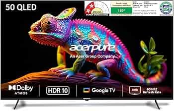 Acerpure 127 cm (50 inch) Elevate Series Ultra HD 4K QLED Smart Google TV AP50UG51QEVTD