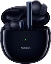 realme bud air 2 bluetooth truly wireless in ear earbud with mic (black)