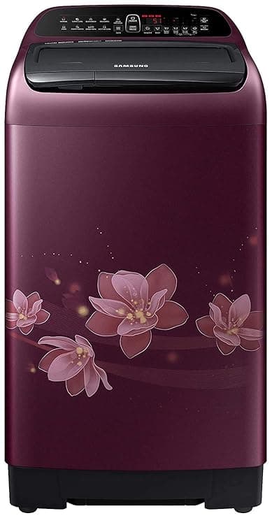 Samsung 7.5 Kg Inverter Fully-Automatic Top Loading Washing Machine (WA75T4560BM/TL, Magnolia Plum,Activewash+) Washing Machines & Dryers