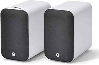Q Acoustics M20 Bluetooth Speakers HD Wireless Speakers Music System White | Cold weld termination for low resistance, New...