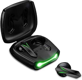 Riviera R011 Gaming TWS Earbuds, with 12 Hours Music Playtime, Bluetooth 5.0, Environmental Noise Cancellation, Type-C Fast Charging, 10mm Bass Driver...