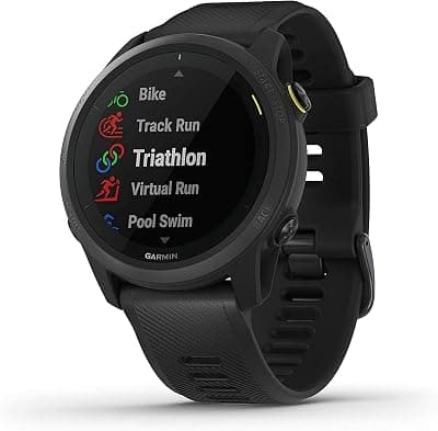 Garmin 745 GPS Running Watch, Bluetooth - Black (No-Cost EMI Available)