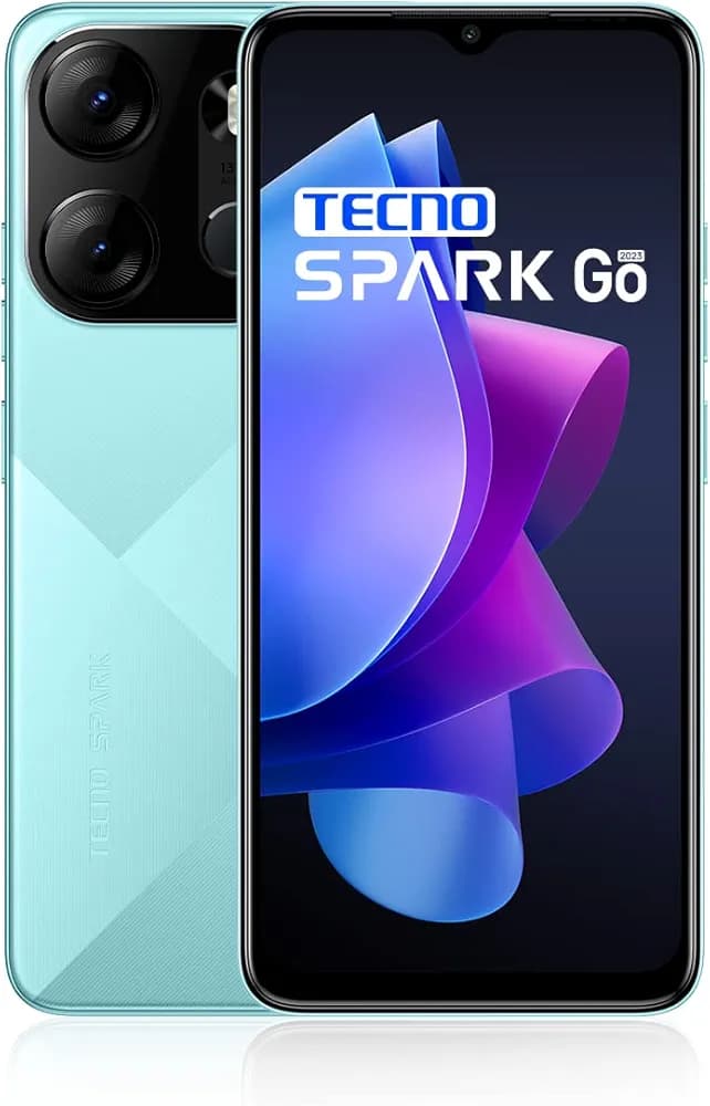Tecno Spark Go 2023 (Uyuni Blue, 3GB RAM,32GB Storage) | 5000mAh Battery | 6.56" HD+ Display | 13MP Dual Rear Camera | Type C Port