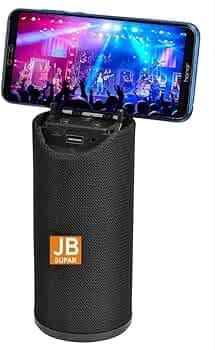 JB Supar Portable Wireless Bluetooth Speaker with inbuilt Phone Stand Built-in mic, TF Card Slot, USB Port - Multi Color, TG Bluetooth Speaker (JB 112...