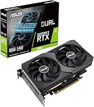 ASUS Dual GeForce RTX 3050 8GB GDDR6 128-Bit Graphics Card with Two Powerful Axial-tech Fans