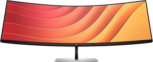 HP E45c DQHD 32 inch Curved Display, On-Screen Controls; Single Power ON; Anti-Glare; 1500R Curvature; Height Adjustable E...