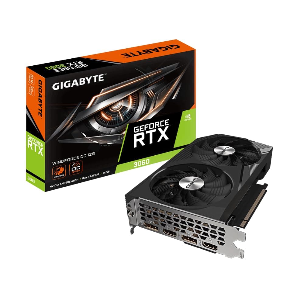 GIGABYTE GV-N3060WF2OC-12GD NVIDIA GeForce RTX3060 Graphic Board GDDR6 12GB pci_e_x16