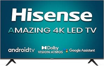 Hisense 177 cm (70 inches) 4K Ultra HD Smart Certified Android LED TV 70A71F (Black) (2021 Model) | With Dolby Vision and ATMOS