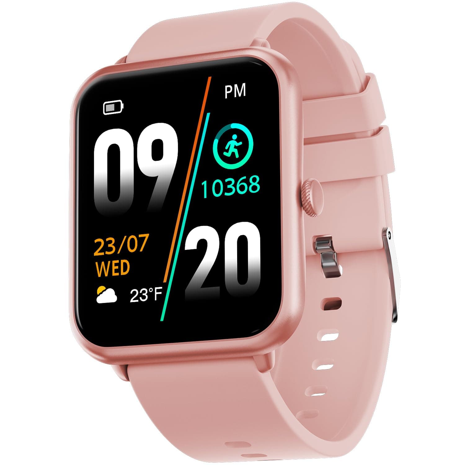 Fire-Boltt Ninja Call Pro Dual Chip Bluetooth Calling Smartwatch, AI Voice Assistance 1.69 HD Display, 100 Sports Modes, with SpO2 & Heart Rate Monitoring, 240*280 Pixel High Resolution