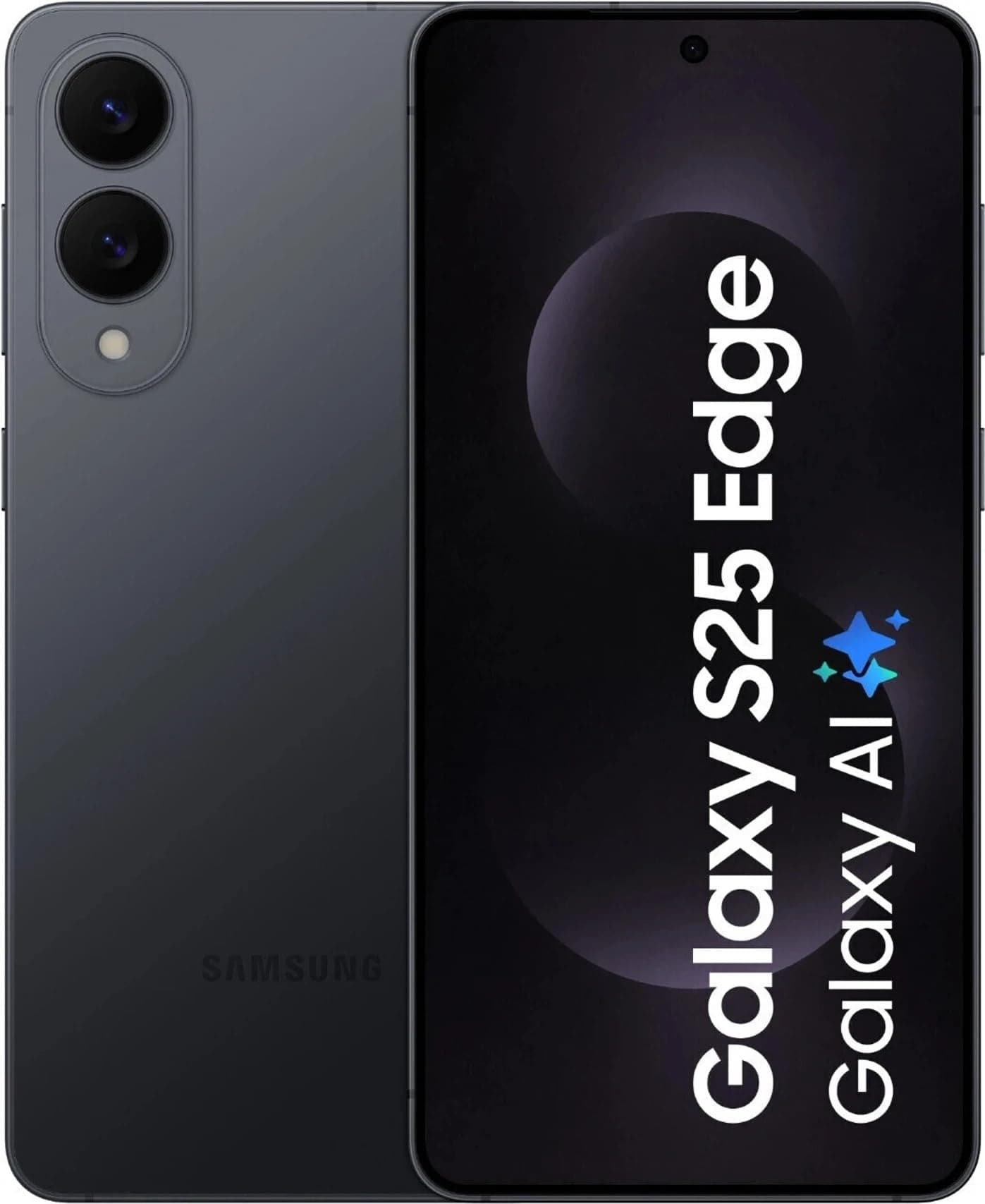 Samsung Galaxy S25 Edge 5G (Titanium JetBlack, 12GB RAM, 256GB Storage) | Snapdragon 8 Elite for Galaxy Processor | 200MP + 12MP Dual Rear Camera | 6....