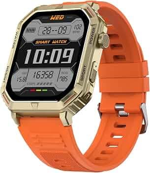 Fire-Boltt Strike Smart Watch 1.95 AMOLED Display, 800 NITS Brightness, 123 Sports Modes, Bluetooth Calling, Always On Mechanism