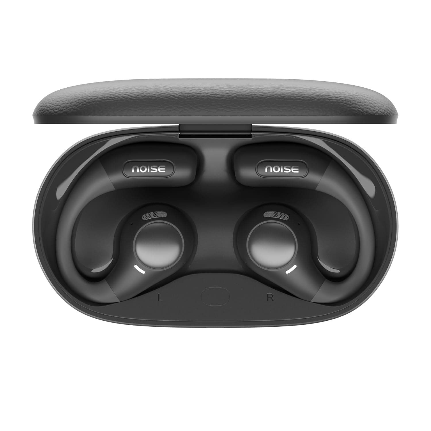 Noise Pure Pods 2 Wireless Open Ear Earbuds with AirWave Technology, Spatial Audio, Up-to 50H Playtime, Quad Mic with AI ENC, 14.2mm Neodymium Driver,...