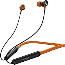 boAt Rockerz 185 Bluetooth Wireless in Ear Earphones with Mic (Fiery Black)