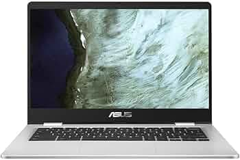 (Refurbished) ASUS Chromebook Celeron Dual Core - (4 GB/64 GB EMMC Storage/Chrome OS) C423NA-BV0523 Thin and Light Laptop (14 inch, Silver, 1.20 Kg) N...