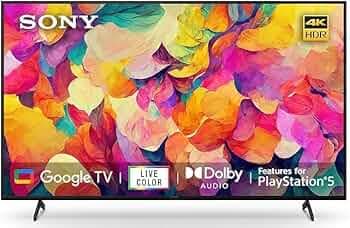 Ony Braviya 164 cm (65 inches) 4K Ultra HD Smart LED Google TV KD-65X74L (Black)