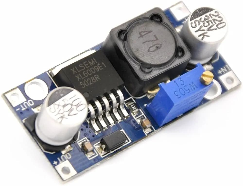 XL6009 DC-DC Step-up Module, with Adjustable Booster Power Supply and Output Max Current 4A