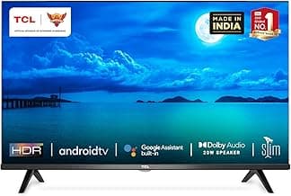 TCL 79.9 cm (32 Inches) HD Ready Certified Android Smart LED TV 32S65A (Black) (2020 Model)