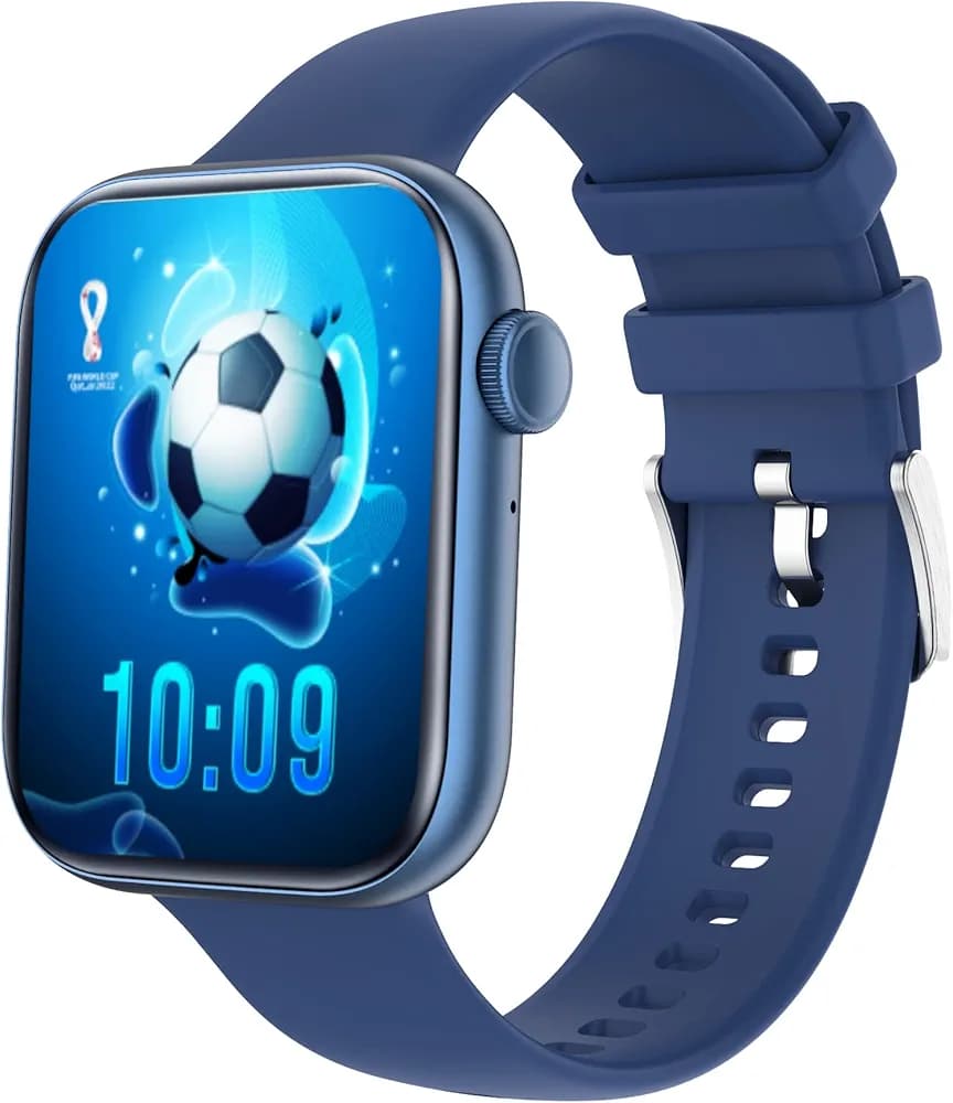 xeniks PIXIE Advanced Bluetooth Calling Smartwatch with 1.81" Biggest HD Display,120+Sports Modes, Metalic body,Voice Assistance,in Built Games,SpO2,Heart Rate Monitoring (Blue))