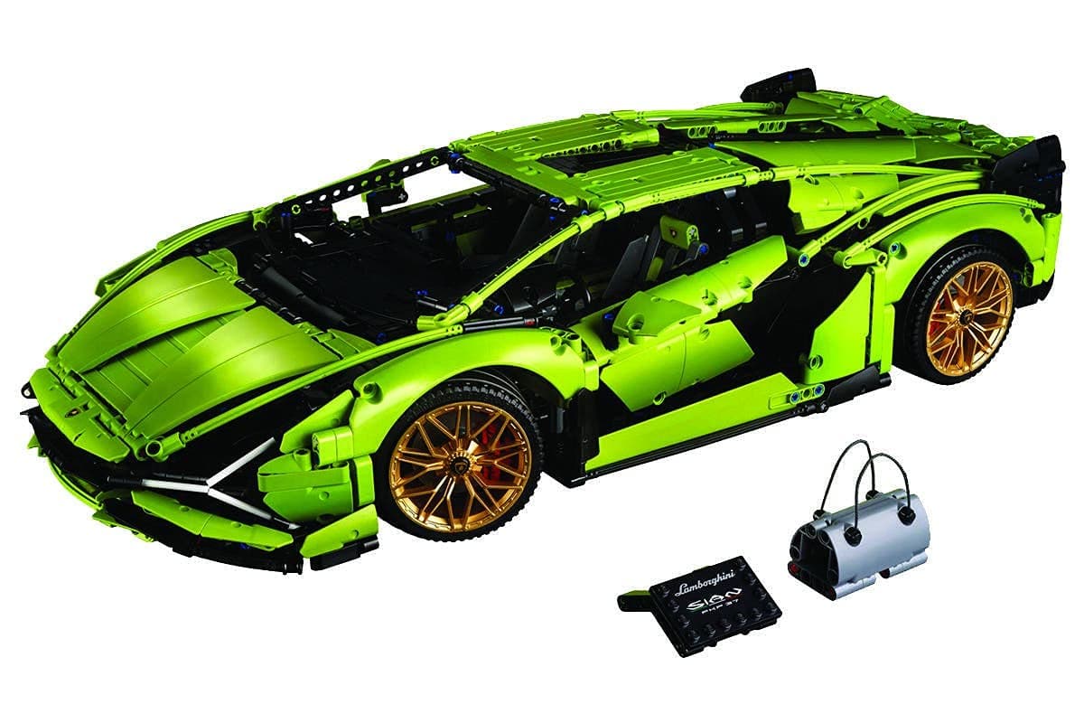 LEGO Technic Lamborghini Sián FKP 37 (42115) Model Car Building Kit (3,696 Pieces), Multicolor