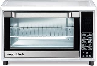 Morphy Richards 35SS DIGICHEF, 35 L Digital Oven Toaster Griller with Customized AUTOCOOK Modes, 59 PRE-Set MENUS, Silver, Regular