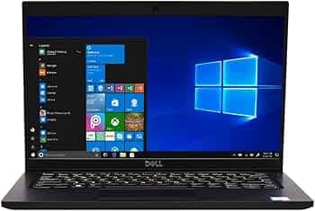 Dell Latitude 7390 Laptop, 13.3" FHD Touch Display, Intel Core i5-8350U Upto 3.6GHz, 8GB RAM, 256GB SSD, DisplayPort via USB-C, HDMI, Qualcomm WWAN, W...