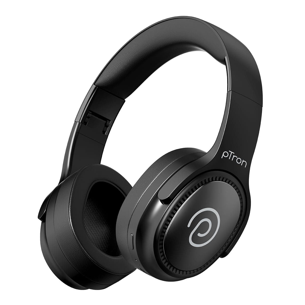 pTron Studio Pro w/ 65Hrs Playtime, Wireless Over Ear Headphones w/HD Mic & AI-ENC, Low-Latency Game & Music, 40mm Drivers, BT5.4, Dual Device Pairing...