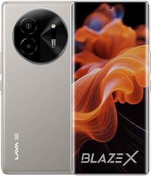 Lava Blaze X 5G - Titanium Grey (4GB RAM | 128GB Storage) - SEGMENT FIRST 5G CURVED AMOLED DISPLAY* | 64MP SONY SENSOR CAMERA