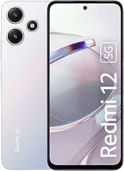 Redmi 12 5G (Moonstone Silver, 4GB RAM, 128GB Storage) Without Offer